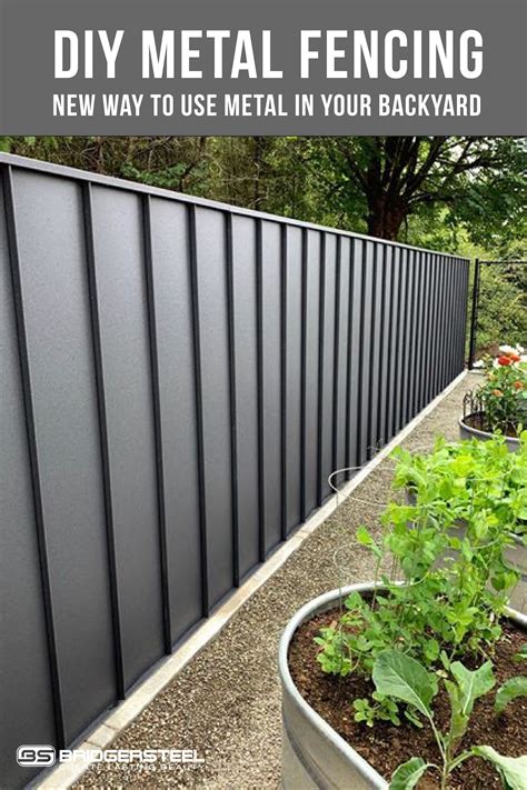 metal fence options for backyard